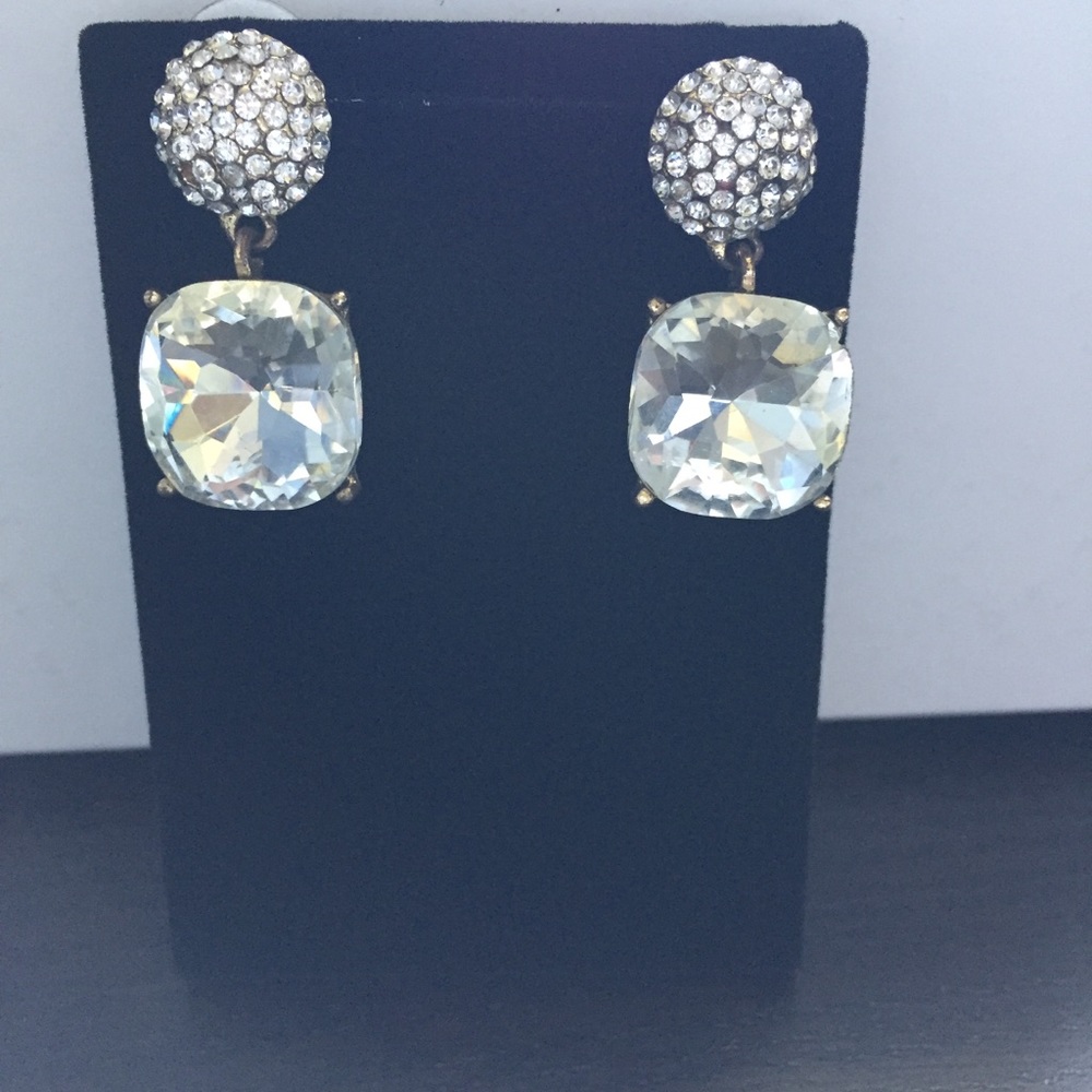 Crystal/Pave Earring Set - Picture 6 of 6